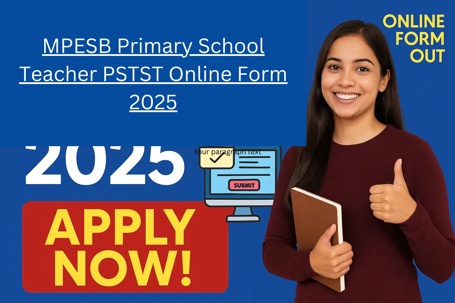 MPESB Primary School Teacher PSTST Online