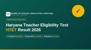 Read more about the article HTET Result 2026 | HaryanaTeacher Eligibility Test
